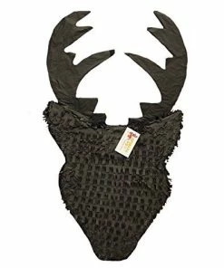 APINATA4U Black Reindeer Silhouette Pinata For Lumberjack Theme Party Hunting Party Other Custom Themes Pinatas