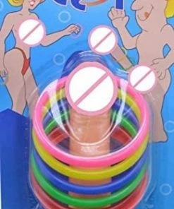 APINATA4U Adult Pinatas Pecker Ring Toss In Penis Shape Bachelorette Party Supplies Novelty Gag Gift