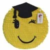 Childrens APINATA4U Graduation Emoticon Pinata Black Cap 16"