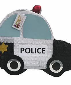 APINATA4U 2-D Flat Police Car Pinata Childrens