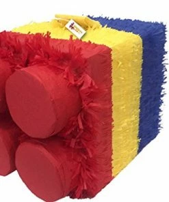 Childrens APINATA4U Multicolor Building Block Pinata Red Top