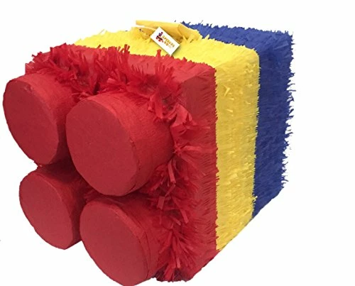 Childrens APINATA4U Multicolor Building Block Pinata Red Top 3 Childrens APINATA4U Multicolor Building Block Pinata Red Top