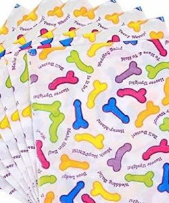 APINATA4U Penis Shaped Napkins For Adult Bachelorette Party Adult Pinatas
