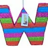APINATA4U Large Letter W Pinata Bright Colors 1 APINATA4U Large Letter W Pinata Bright Colors