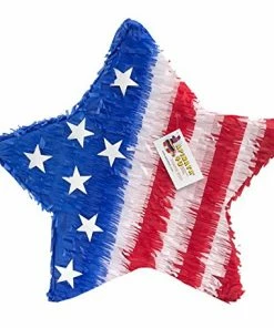Childrens APINATA4U Red White And Blue Star Pinata Happy 4th Of July