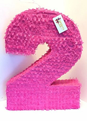 Childrens APINATA4U Large Solid Hot Pink Two Pinata Second Birthday 3 Childrens APINATA4U Large Solid Hot Pink Two Pinata Second Birthday