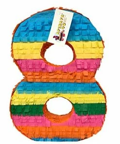 APINATA4U Large Number Eight Pinata For Fiesta Theme Party Childrens