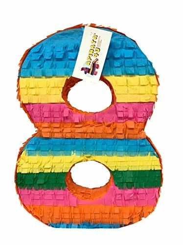 APINATA4U Large Number Eight Pinata For Fiesta Theme Party Childrens 3 APINATA4U Large Number Eight Pinata For Fiesta Theme Party Childrens