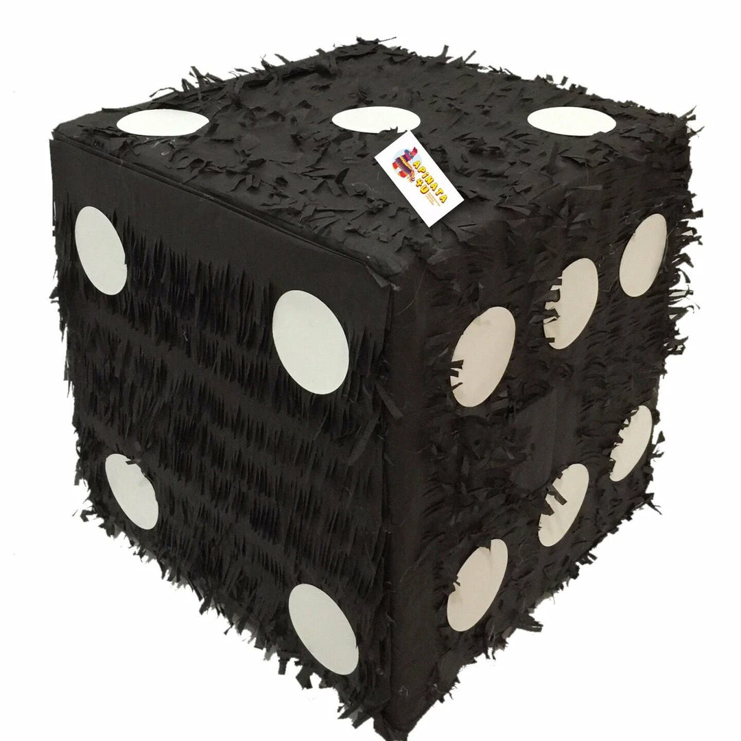 APINATA4U Black Dice Pinata Childrens 4 APINATA4U Black Dice Pinata Childrens