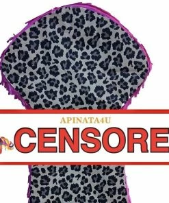 APINATA4U LLC - Large Penis Adult Pinata | Hot Pink And Leopard | Ideal For Bachelorette Party | Made With High Quality Cardboard | For Fun, Party & Game | Size - 2ft Approx | Easy To Use & Fill