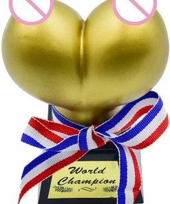 APINATA4U Adult Pinatas Winner Award In Golden Boobs Style