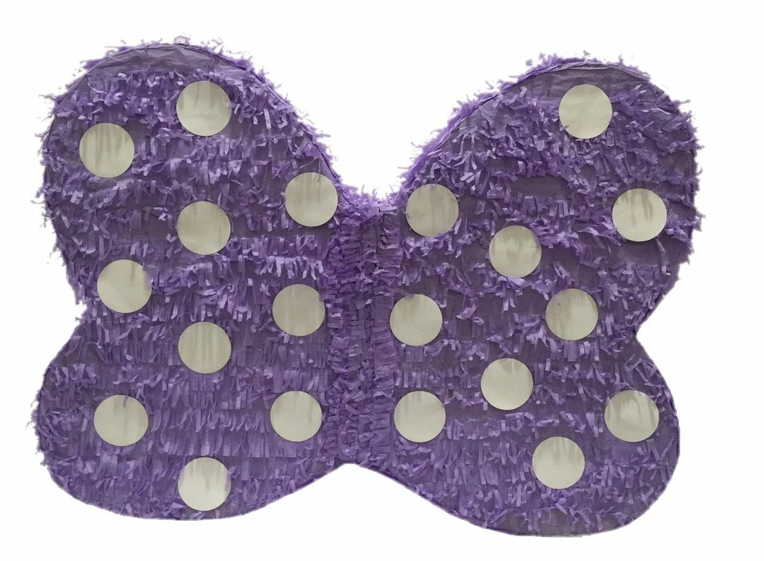 APINATA4U Childrens Light Purple Bow With White Polka Dots Pinata 3 APINATA4U Childrens Light Purple Bow With White Polka Dots Pinata