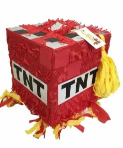 Pixelated TNT Pinata By APINATA4U New Year's Party Favor