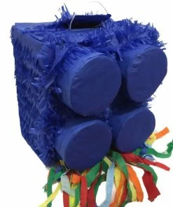 Childrens APINATA4U Small Blue Brick Pinata