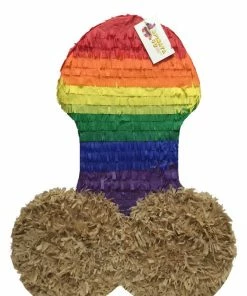 APINATA4U Pecker Pinata Rainbow Colors LGBT Party Favor Adult Pinatas