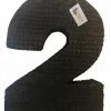 APINATA4U Large Solid Black Number Two Pinata Second Birthday Childrens 2 APINATA4U Large Solid Black Number Two Pinata Second Birthday Childrens