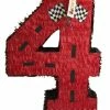 APINATA4U Large Red Number Four Racing Theme Pinata Childrens 2 APINATA4U Large Red Number Four Racing Theme Pinata Childrens