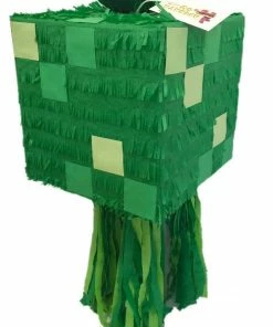 APINATA4U Green Box Pinata Handcrafted Custom Fully Assembled Ready To USE