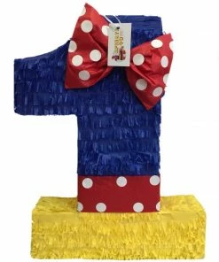APINATA4U Multi-Color Number One Pinata Princess Theme