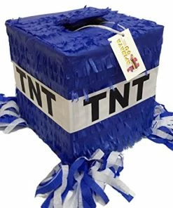 Blue TNT Pinata By APINATA4U