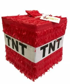Childrens APINATA4U Cube TNT Pinata Red Color