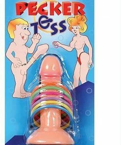 APINATA4U Adult Pinatas Pecker Ring Toss In Penis Shape Bachelorette Party Supplies Novelty Gag Gift