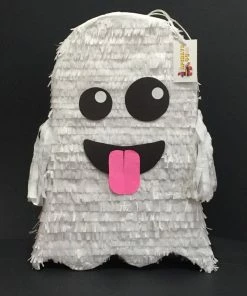 APINATA4U Ghost Emoticon Pinata 23" Tall Halloween Ghost Childrens