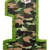 APINATA4U Woodland Camouflage Number One Pinata For First Birthday Party Childrens