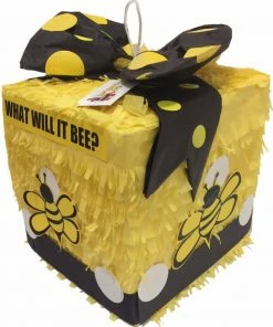 APINATA4U Sale! Ready To Ship What Will It Bee? Gender Reveal Block Pinata Gender Reveal Pinatas