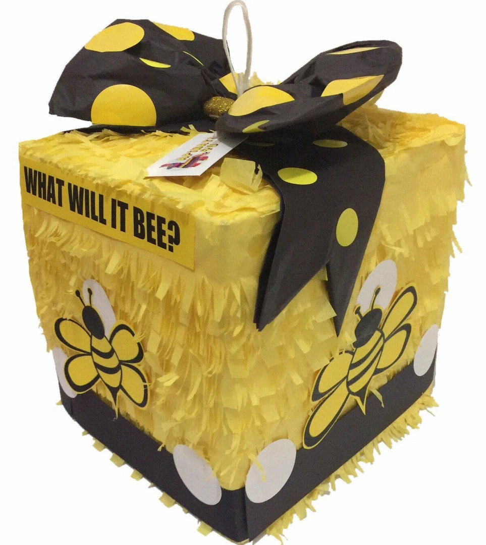 APINATA4U Sale! Ready To Ship What Will It Bee? Gender Reveal Block Pinata Gender Reveal Pinatas 2 APINATA4U Sale! Ready To Ship What Will It Bee? Gender Reveal Block Pinata Gender Reveal Pinatas