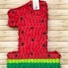 APINATA4U Large Number One Pinata Watermelon Theme Pink Color Or Red Color