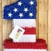 APINATA4U Childrens Large Patriotic Number One Pinata 24" Tall Happy 4th Of July