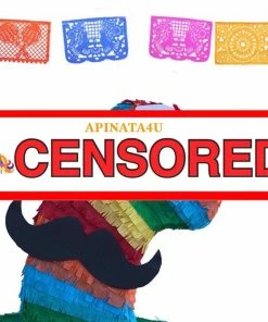 APINATA4U Adult Pinatas ADULT PINATA Ready To Ship Fiesta Penis Pinata 24" Tall Bachelorette Pinata Pecker Adult Gag Gifts