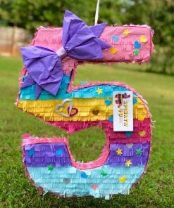 APINATA4U Large Number Five Pinata Fifth Birthday
