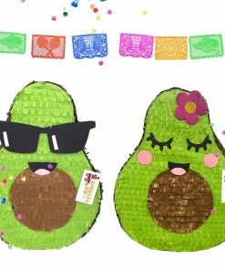 APINATA4U Childrens Sale! 2-SidedAvocado Pinata 24" Tall Señor Señorita