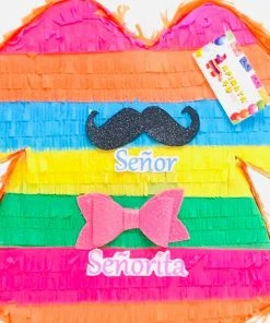 APINATA4U Fiesta Themed Gender Reveal Onesie Pinata Gender Reveal Pinata NiÃ±o NiÃ±a Muchacho Muchacha SeÃ±or SeÃ±orita