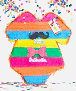 APINATA4U Fiesta Themed Gender Reveal Onesie Pinata Gender Reveal Pinata Niño Niña Muchacho Muchacha Señor Señorita 8 APINATA4U Fiesta Themed Gender Reveal Onesie Pinata Gender Reveal Pinata Niño Niña Muchacho Muchacha Señor Señorita
