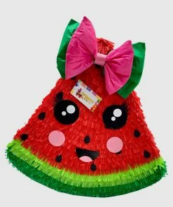 APINATA4U Childrens Sale! Red Watermelon With Bow Pinata
