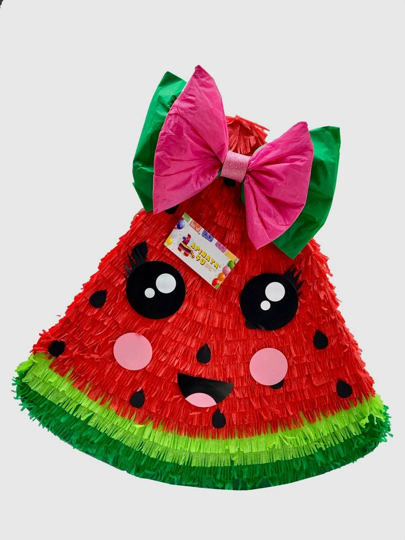 APINATA4U Childrens Sale! Red Watermelon With Bow Pinata 3 APINATA4U Childrens Sale! Red Watermelon With Bow Pinata