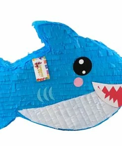 APINATA4U Large Shark Pinata Blue Color For Shark Themed Birthday Party