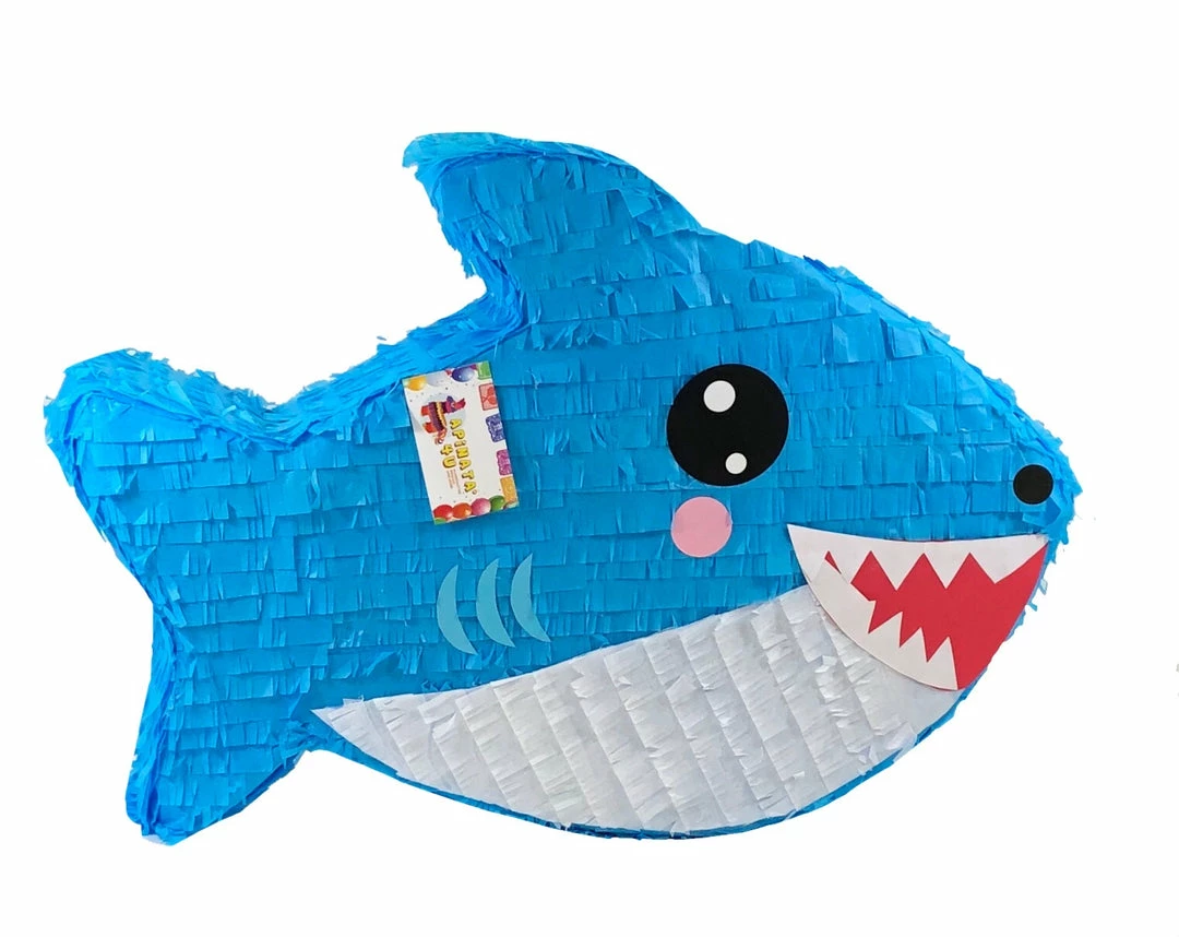 APINATA4U Large Shark Pinata Blue Color For Shark Themed Birthday Party 3 APINATA4U Large Shark Pinata Blue Color For Shark Themed Birthday Party