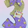 APINATA4U Large Number Three Piñata Lavender & Gold Color Third Birthday Photo Prop Third Birthday Party Decoration 1 APINATA4U Large Number Three Piñata Lavender & Gold Color Third Birthday Photo Prop Third Birthday Party Decoration