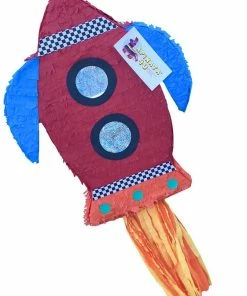 APINATA4U Spaceship Pinata Out Of This World Theme Rocketship Pinata Childrens