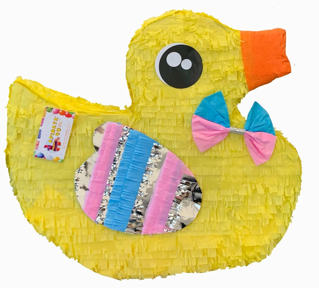 APINATA4U Gender Reveal Baby Shower Waddle It Be? Gender Reveal Duck Pinata 19" Tall 3 APINATA4U Gender Reveal Baby Shower Waddle It Be? Gender Reveal Duck Pinata 19" Tall