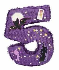 APINATA4U Childrens Large Number Five Piñata Vampire Theme
