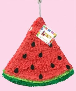 APINATA4U Sale! Ready To Ship Watermelon Slice Piñata Red Color