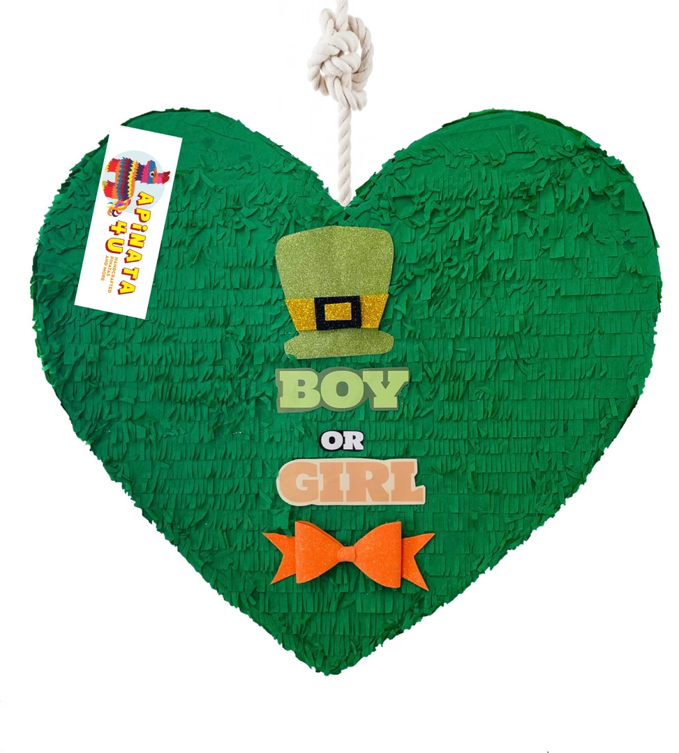 APINATA4U On Sale St. Patrick's Day Gender Reveal Pinata 3 APINATA4U On Sale St. Patrick's Day Gender Reveal Pinata