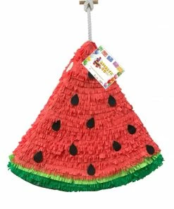 APINATA4U Sale! Ready To Ship Watermelon Slice Piñata Red Color