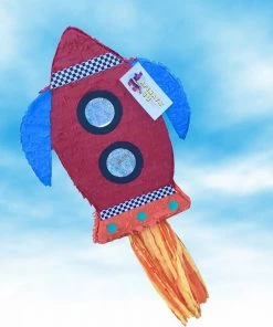 APINATA4U Spaceship Pinata Out Of This World Theme Rocketship Pinata Childrens